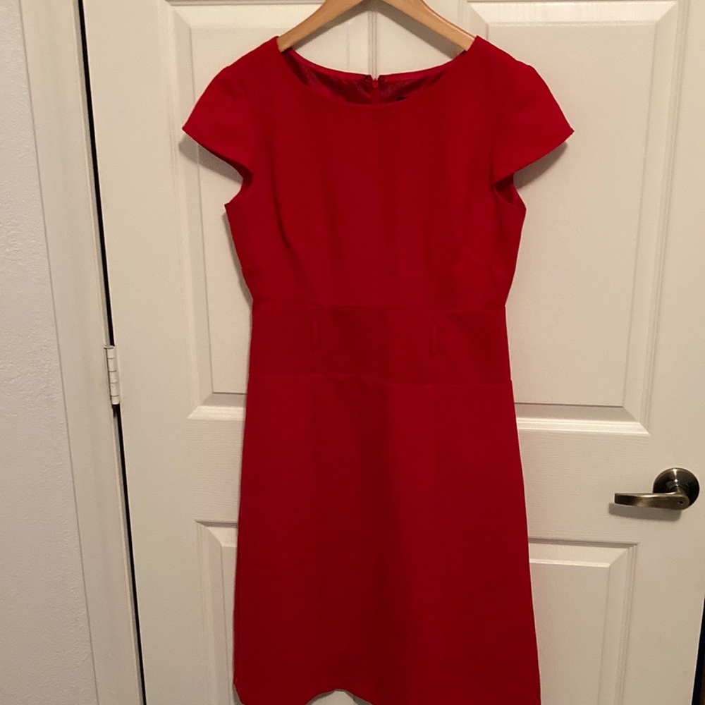 Deep red formal dress